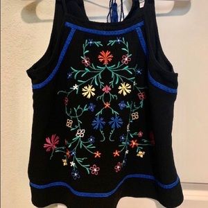 Xhilaration Floral Embroidered Top